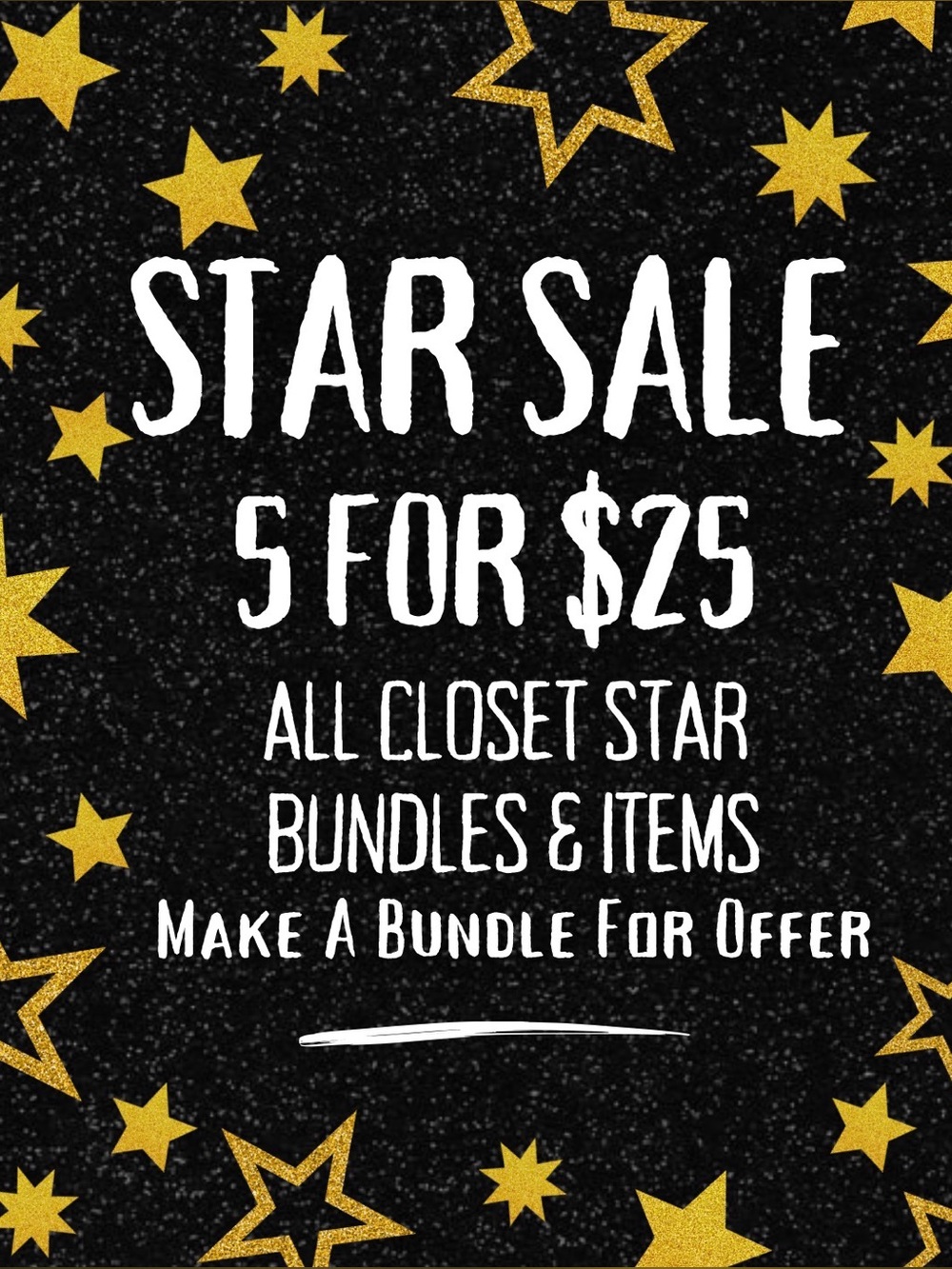 5 stars for $25⭐️ Make a Bundle ⭐️Like this post for all sales and auctions - Picture 1 of 2
